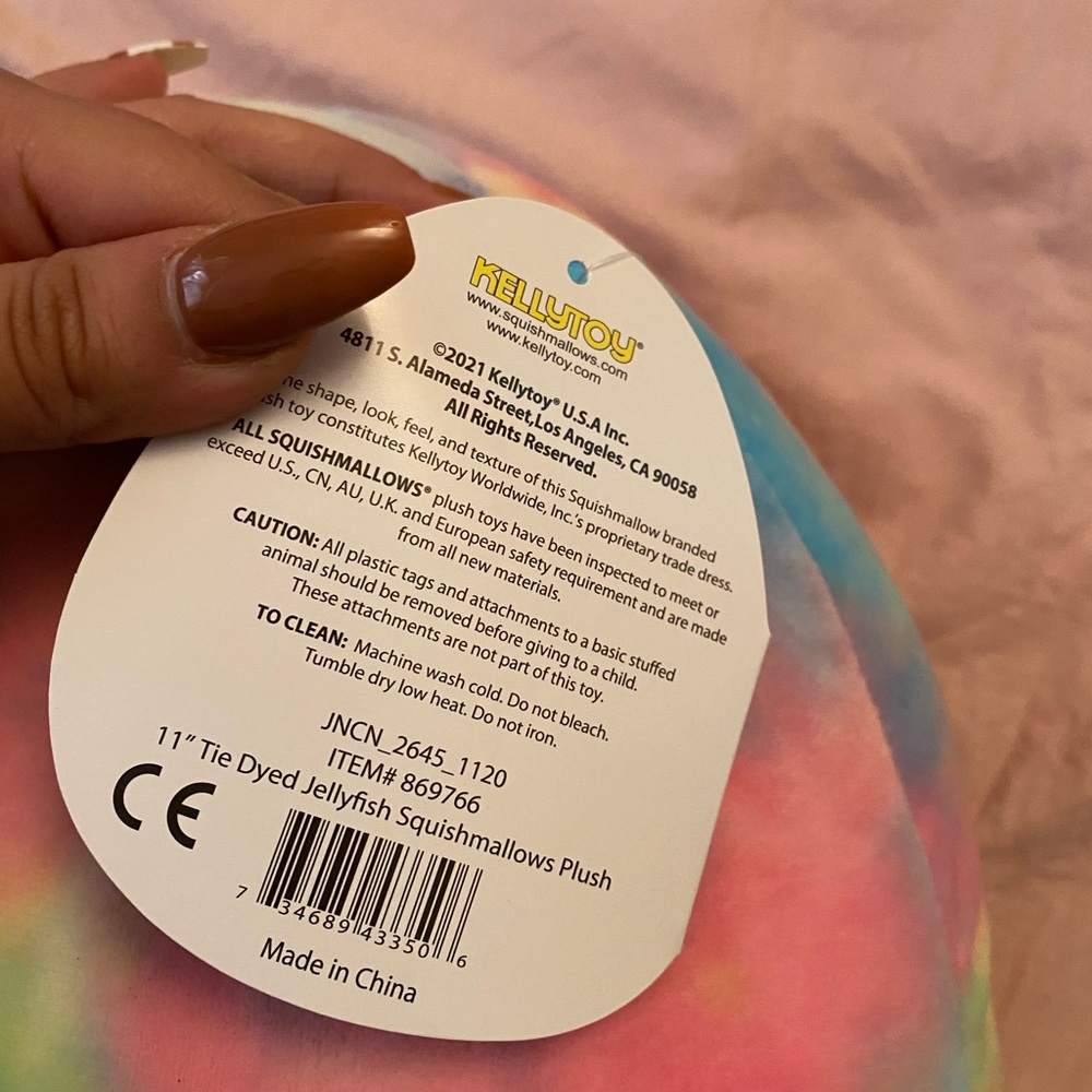 Janet Squishmallow Tye Dye Collection 2021 New